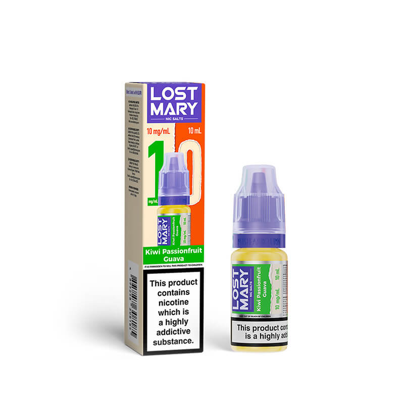 Lost Mary Kiwi Passionfruit Guava 10ml Nic Salts E-Liquid