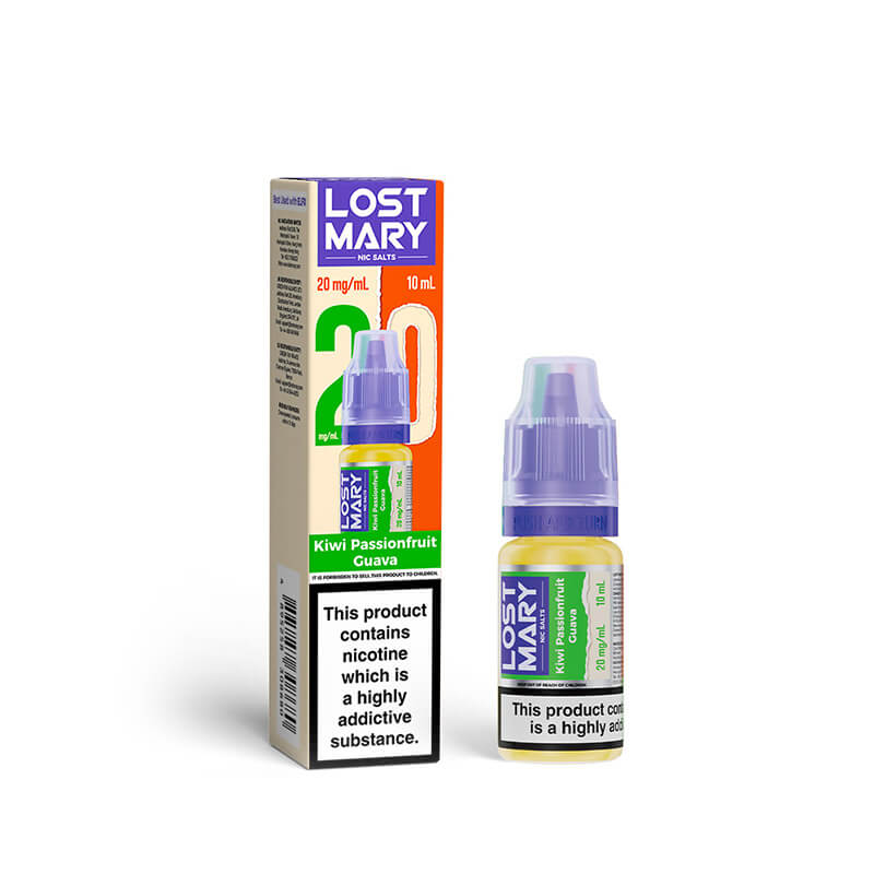 Lost Mary Kiwi Passionfruit Guava 10ml Nic Salts E-Liquid
