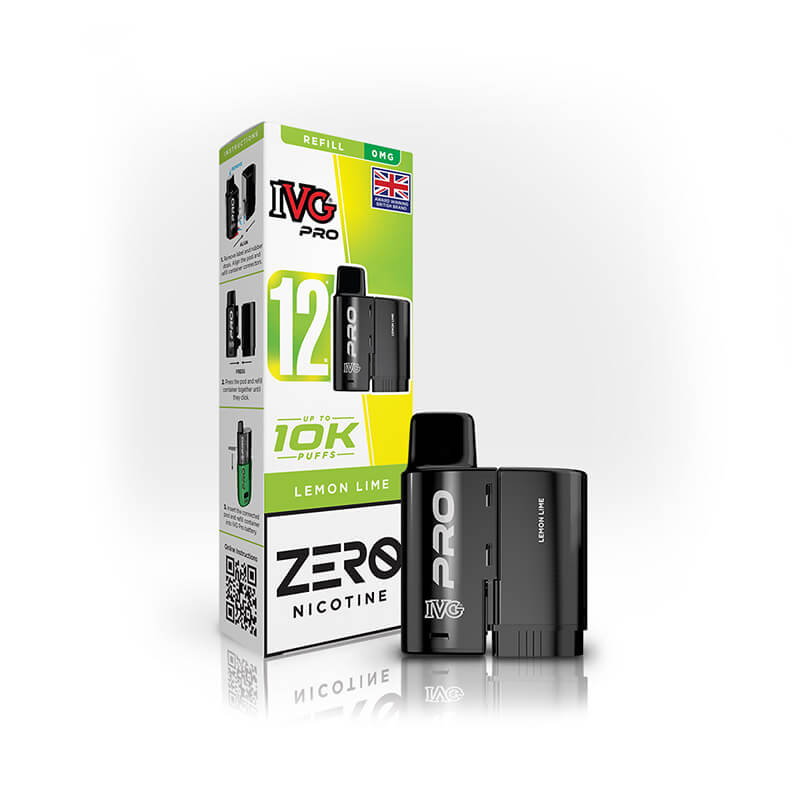 IVG Pro 12 Lemon Lime Prefilled Vape Pod + Refill