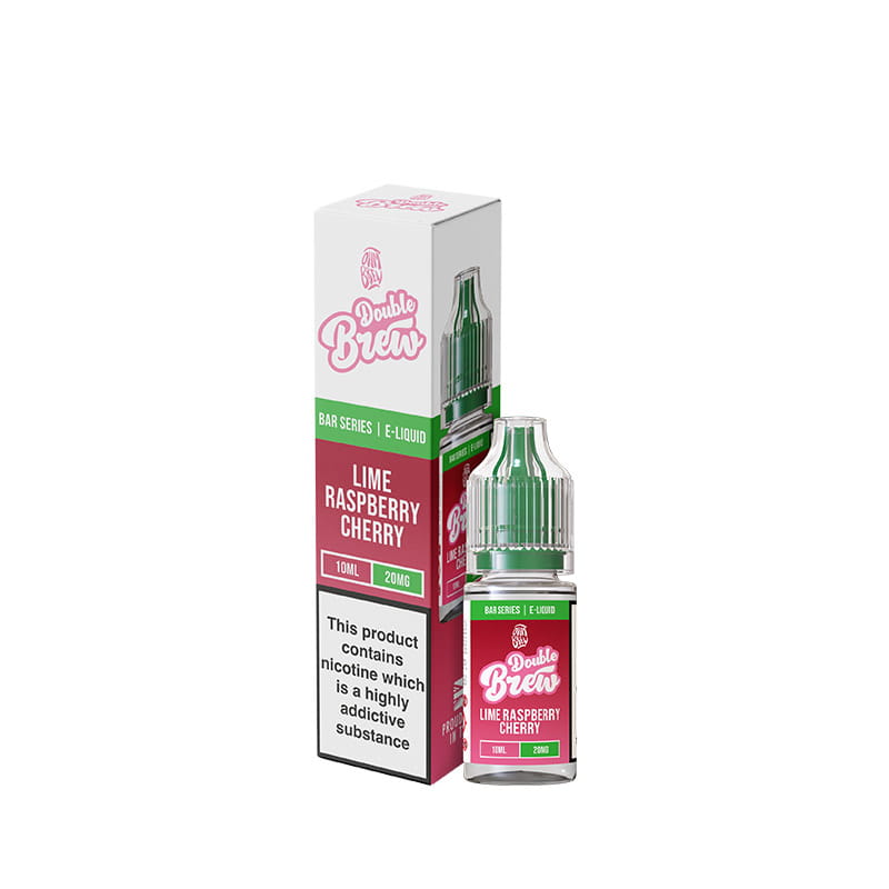 Ohm Brew Double Brew Lime Raspberry Cherry 10ml Nic Salt E-Liquid