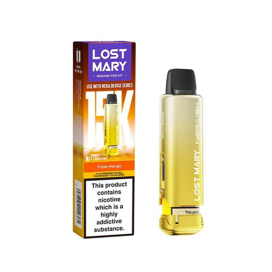 Lost Mary Nera15K Triple Mango Prefilled Vape Pods