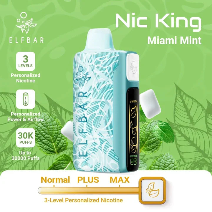 ELF Bar Nic King 30,000 Puffs - 3 Level Adjustable Nicotine