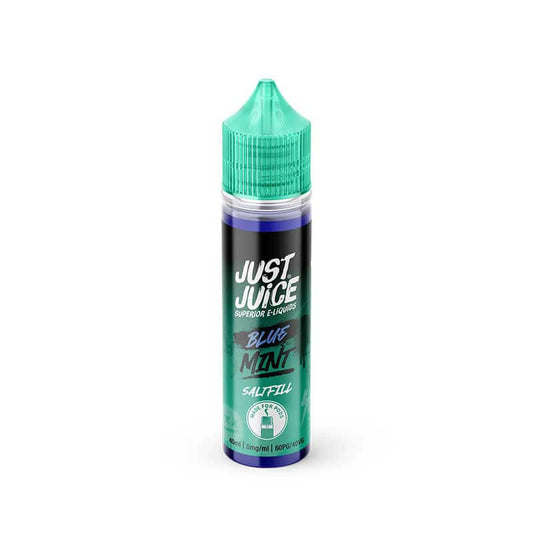 Just Juice Mint Range Blue Mint Saltfill Shortfill 40ml E-Liquid