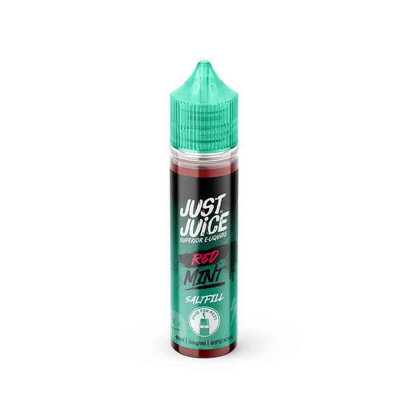 Just Juice Mint Range Red Mint Saltfill Shortfill 40ml E-Liquid