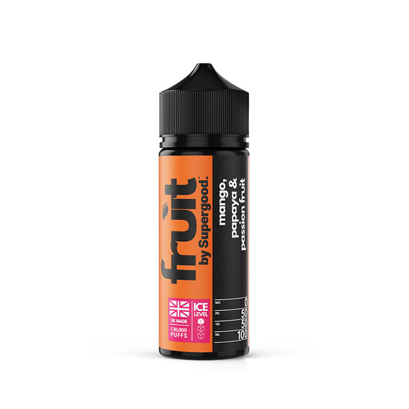 Fruit By Supergood Mango Papaya & Passion Fruit 100ml Shortfill E-Liquid