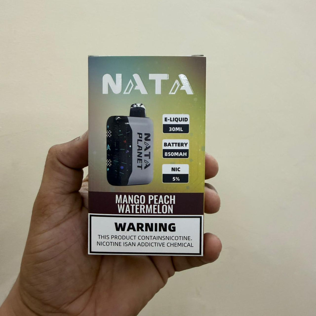 Nata Planet Rechargeable Vape Device with 5% Nic - 30,000 Puffs