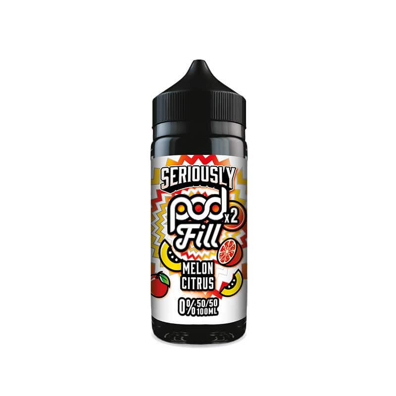 Doozy Vape Co Seriously Pod Fill x2 Melon Citrus 100ml Shortfill E-Liquid