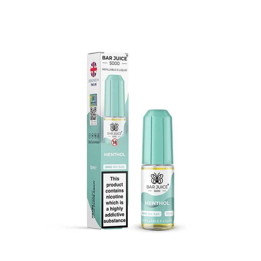 Bar Juice 5000 Menthol 10ml Nic Salt E-Liquid