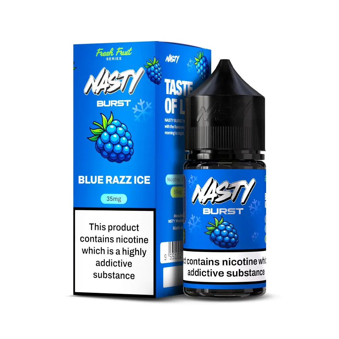 Nasty Burst Nic Salts - Blue Razz ice
