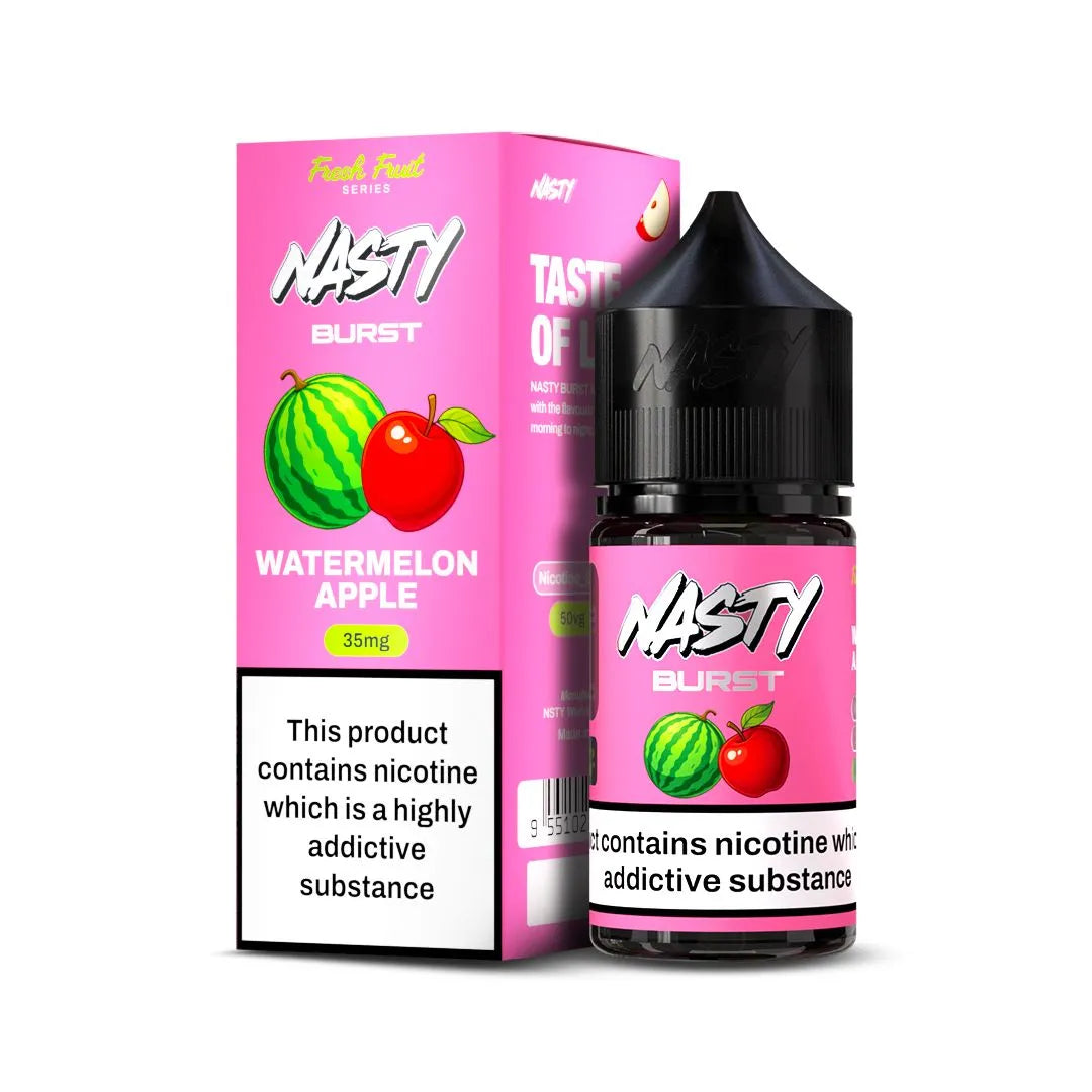 Nasty Burst Nic salts - Watermelon Apple