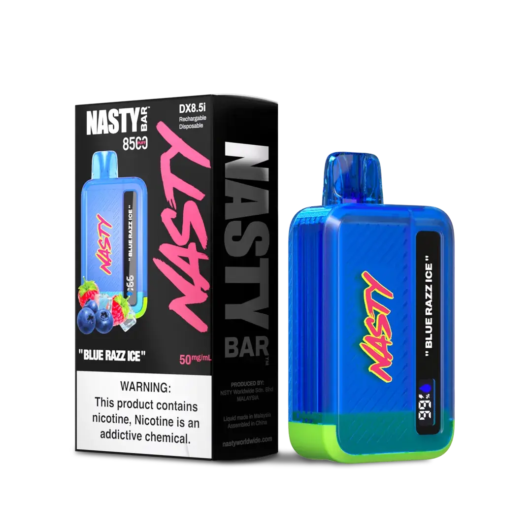 Nasty Bar Dx 8.5i 8500 Puffs | 50mg Nic Disposable | Battery & E Liquid Indicators
