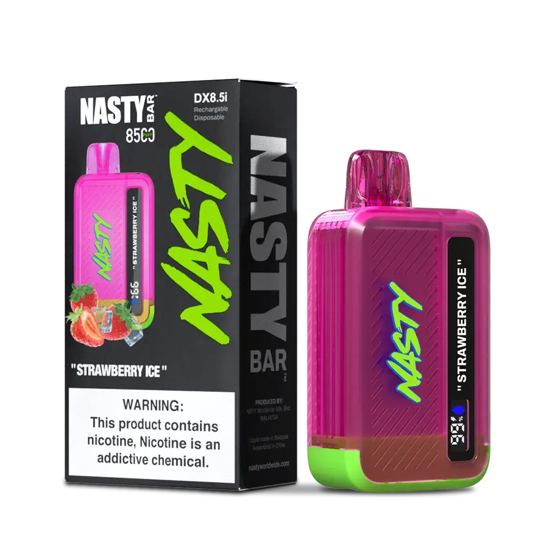 Nasty Bar Dx 8.5i 8500 Puffs | 50mg Nic Disposable | Battery & E Liquid Indicators