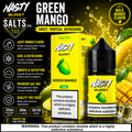 Green Mango - Nasty Burst | 30ML Nic Salt Juice | 35MG, 50MG | Vape Mash India