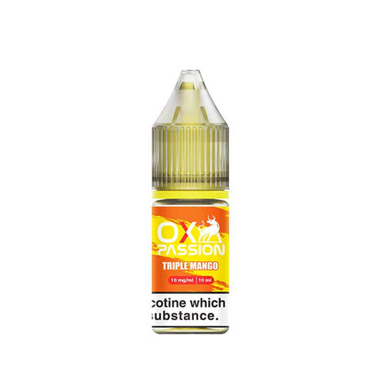 Ox Passion Triple Mango Nic Salts E-Liquid 10ml