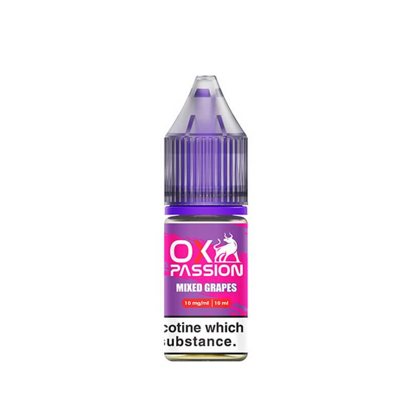 Ox Passion Mixed Grapes Nic Salts E-Liquid 10ml