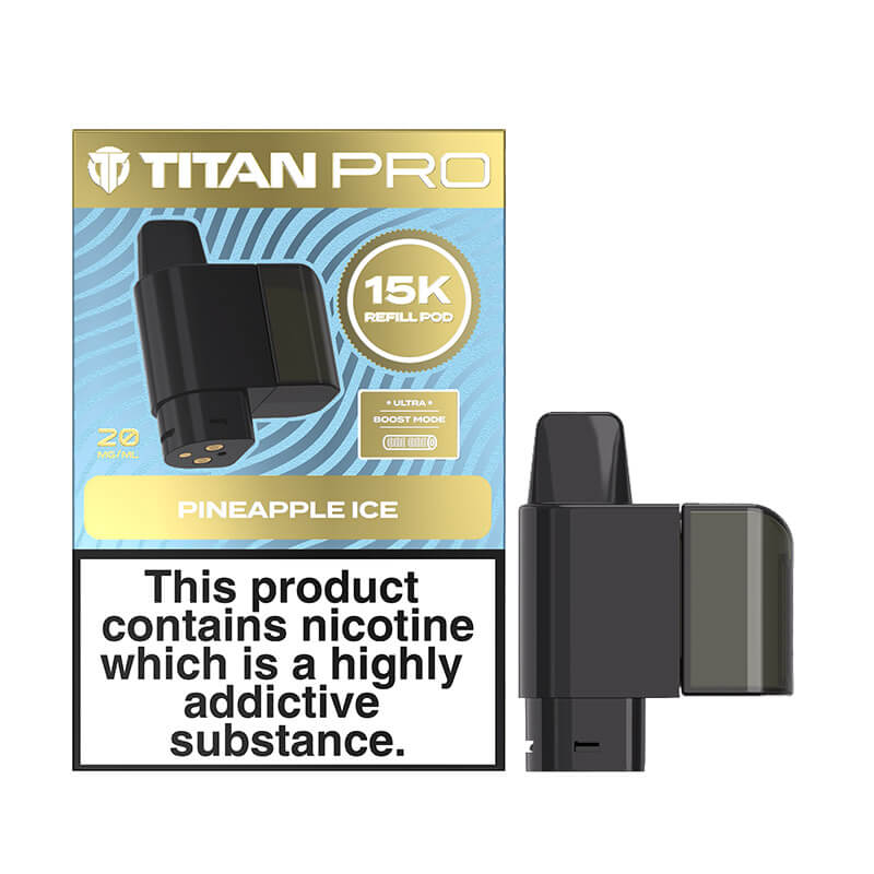 Titan Pro 15K Pineapple Ice Prefilled Pod + Refills