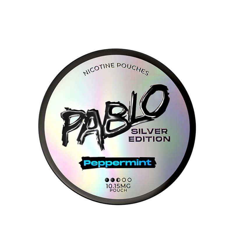 Pablo Silver Nicotine Pouches - Peppermint - 10mg