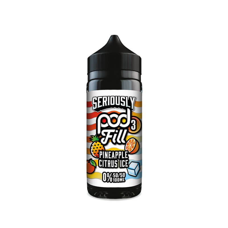 Doozy Vape Co Seriously Pod Fill 3 Pineapple Citrus Ice 100ml Shortfill E-Liquid