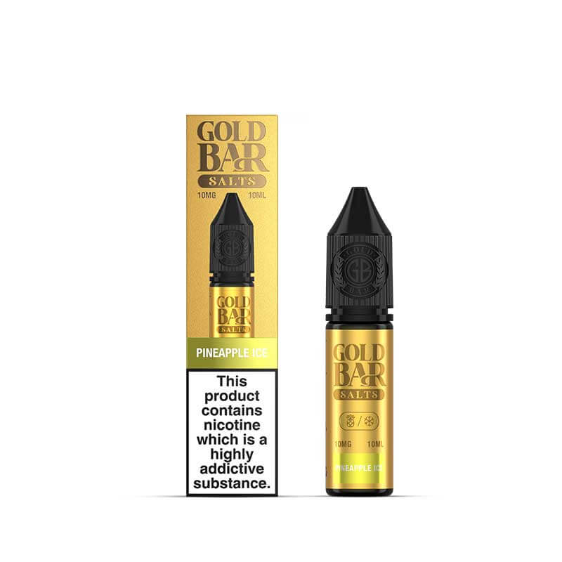 Gold Bar Salts Pineapple Ice Nic Salt E-Liquid 10ml