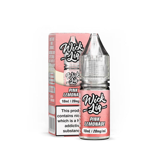 Wick Liq Bar Juice Pink Lemonade 10ml Nic Salts E-Liquid