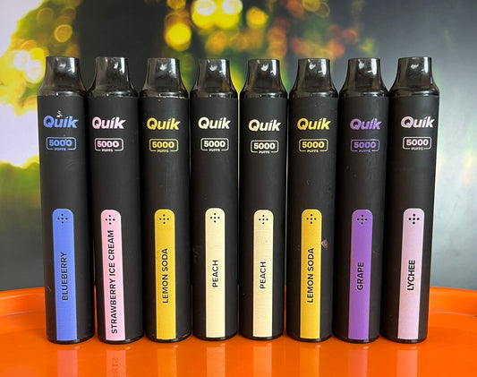 Quik Easy Refillable Vape with Type C Charging - 5000 Puffs-(Without Box)