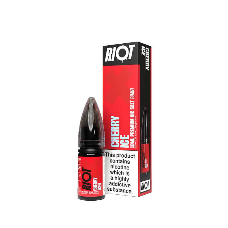 Riot X Nic Salts Cherry Ice 10ml E-Liquid