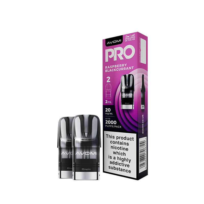 Avomi PRO Prefilled Pods - Raspberry Blackcurrant