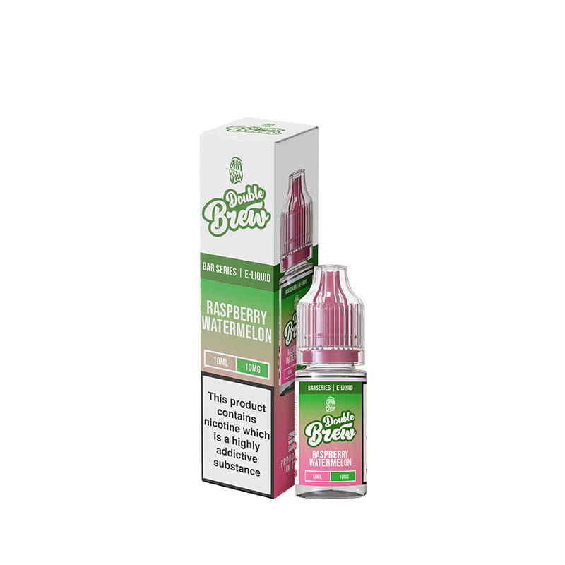 Ohm Brew Double Brew Raspberry Watermelon 10ml Nic Salt E-Liquid