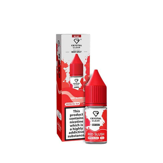 Crystal Clear Bar Salts Red Slush Nic Salts 10ml E-Liquid