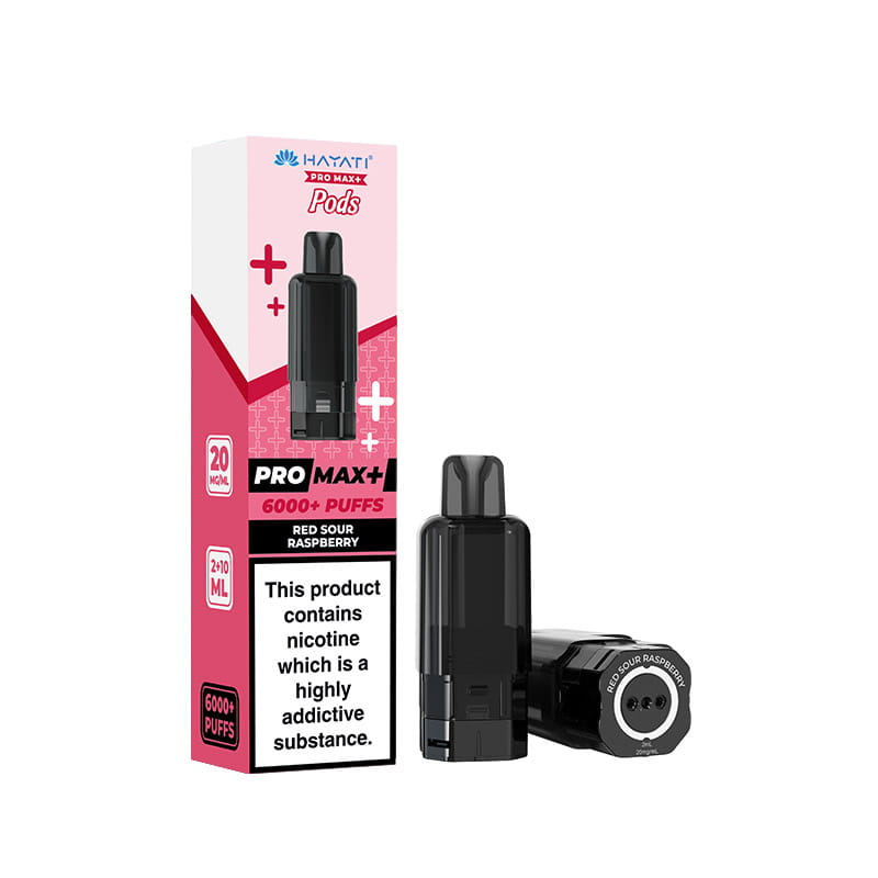 Hayati Pro Max Plus Red Sour Raspberry Prefilled Pod + Refill