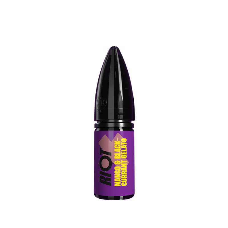 Riot X Nic Salts Mango & Blackcurrant Gelato 10ml E-Liquid