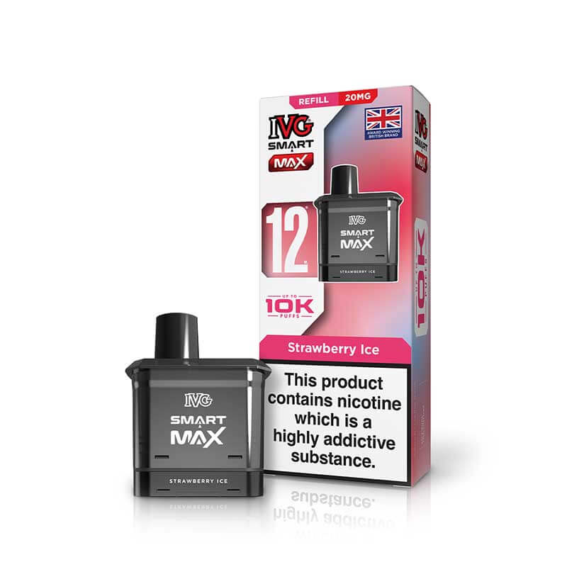IVG Smart Max Strawberry Ice Prefilled Vape Pod + Refill