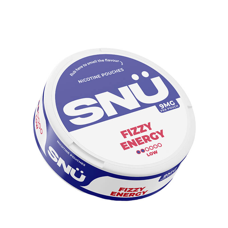SNU Fizzy Energy Nic Pouches by Bar Juice