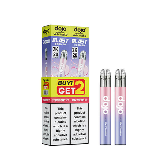 Vaporesso DOJO Blast 2000 Go V2 Prefilled Pod Vape Kit 2pk