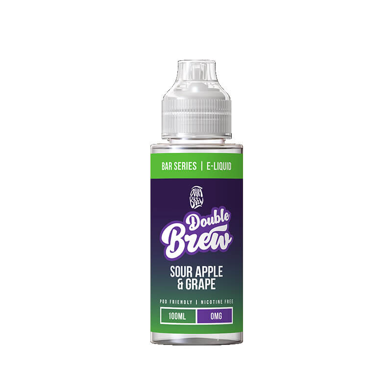 Ohm Brew Double Brew Sour Apple & Grape 100ml Shortfill