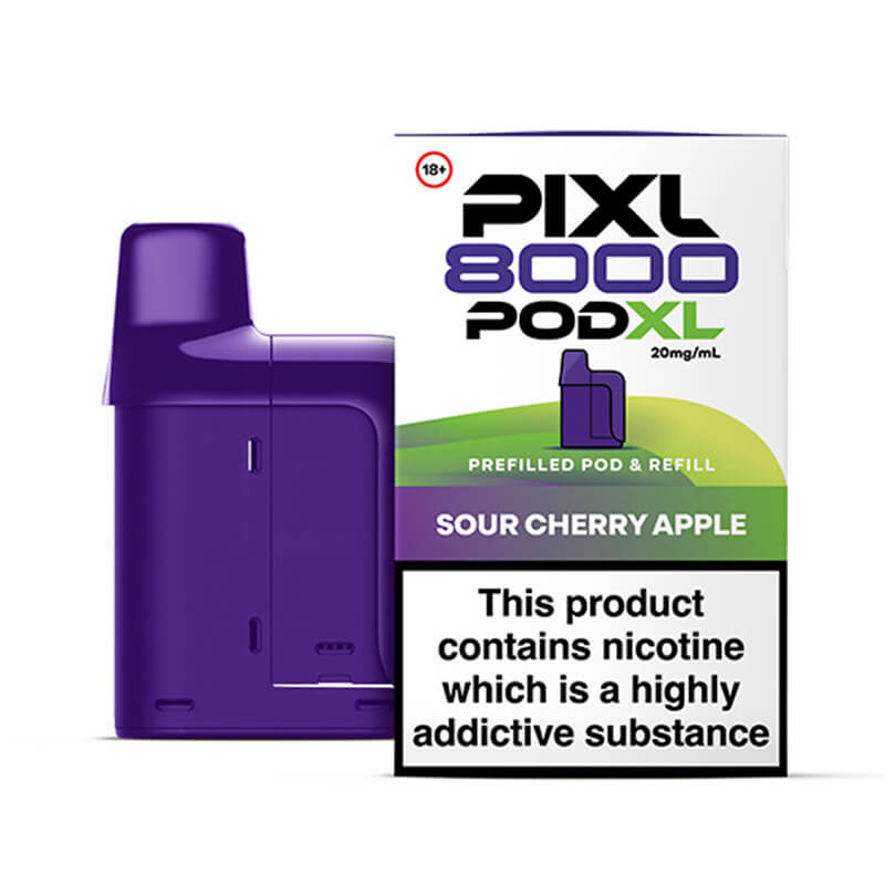PIXL 8000 Sour Cherry Apple Prefilled Pod + Refill