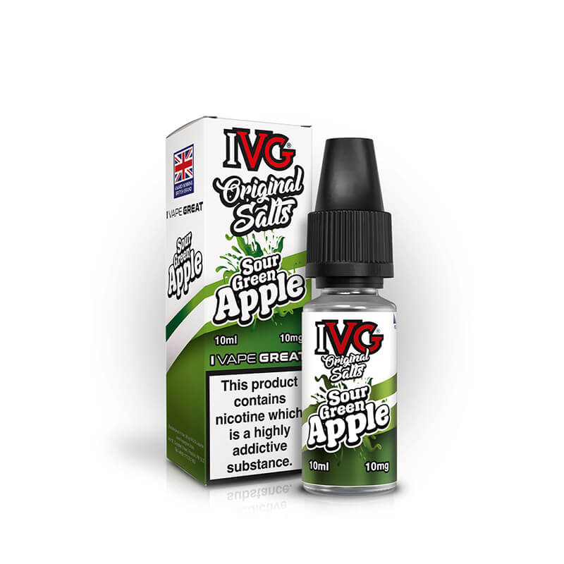 IVG Original Salts Sour Green Apple 10ml E-Liquid