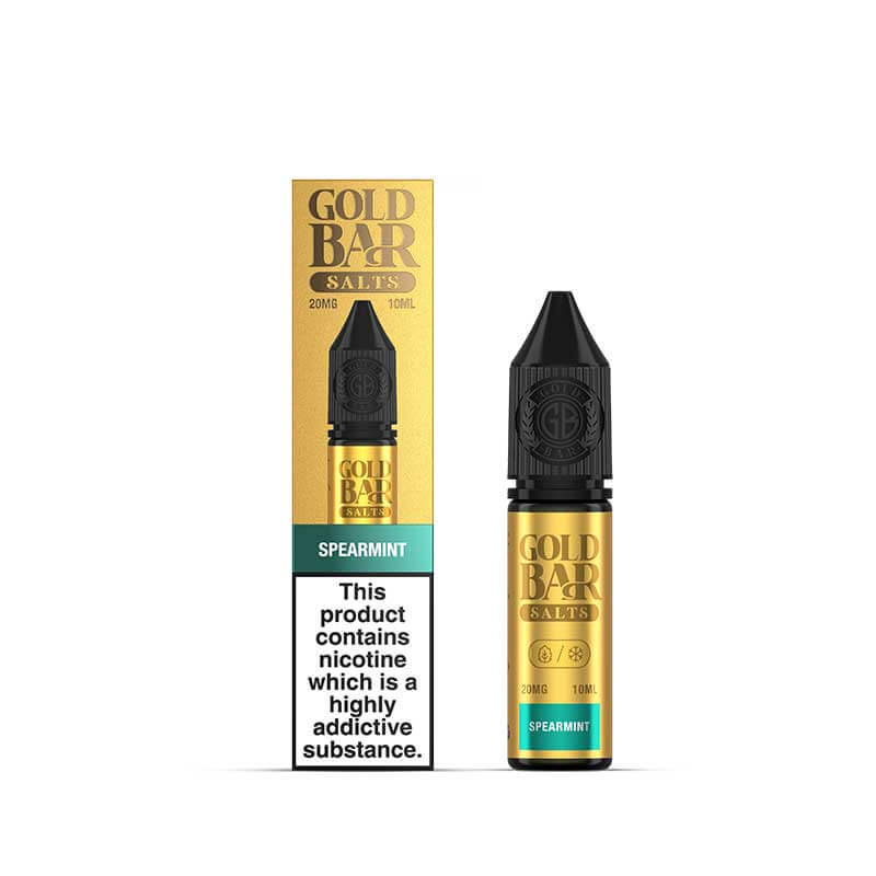 Gold Bar Salts Spearmint Nic Salt E-Liquid 10ml