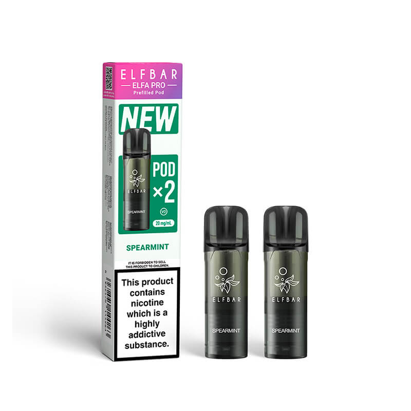 Elf Bar Elfa Pro Spearmint Prefilled Pod 20mg - 2 Pack