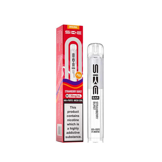SKE Bar Strawberry Burst Prefilled Vape Pod