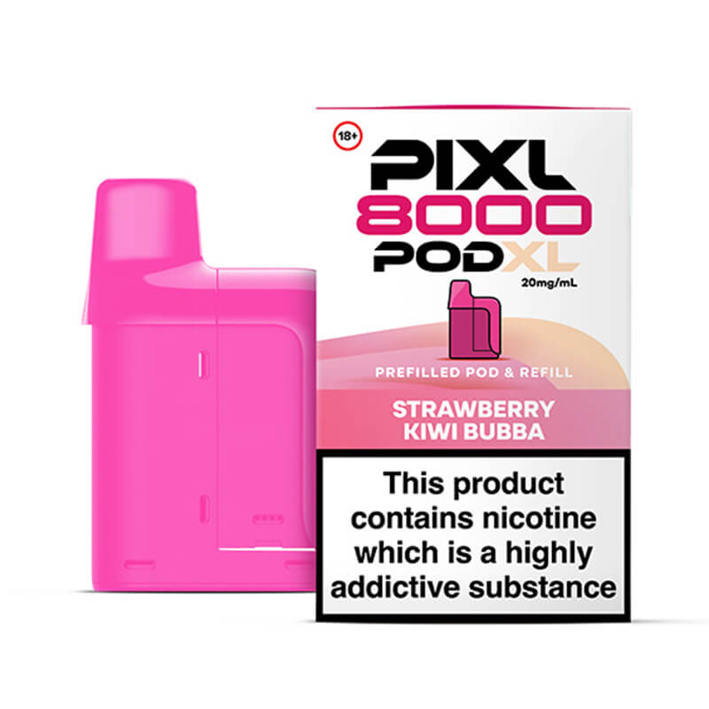 PIXL 8000 Strawberry Kiwi Bubba Prefilled Pod + Refill