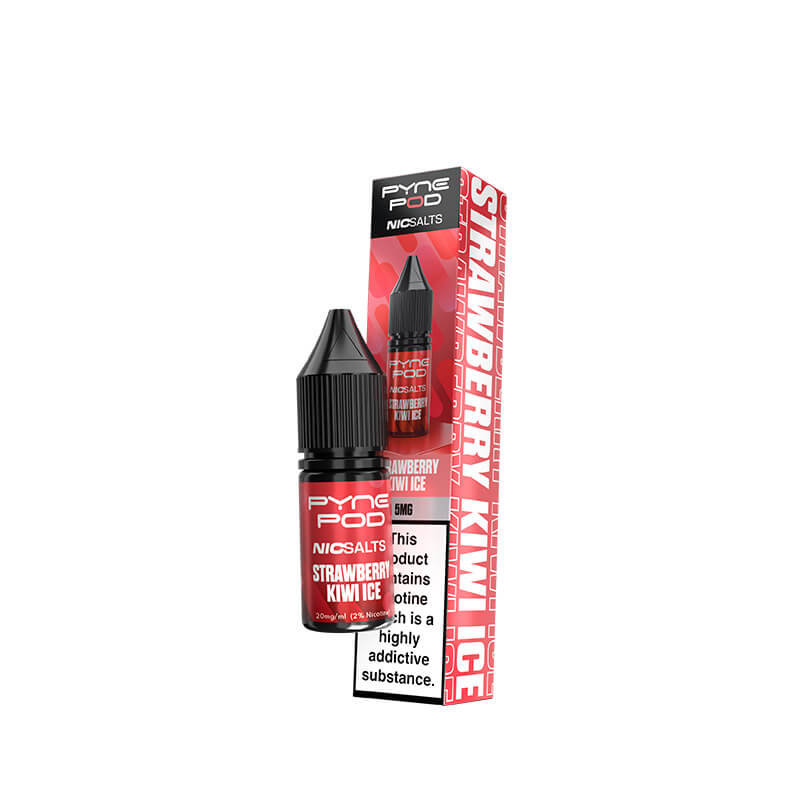 Pyne Pod Strawberry Kiwi Ice Nic Salts 10ml E-Liquid