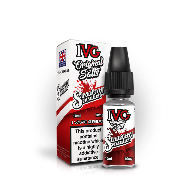 IVG Original Salts Strawberry Sensation 10ml E-Liquid