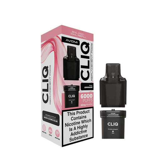 Avomi CLIQ Prefilled Vape Pod + Refill - Pink Lemonade