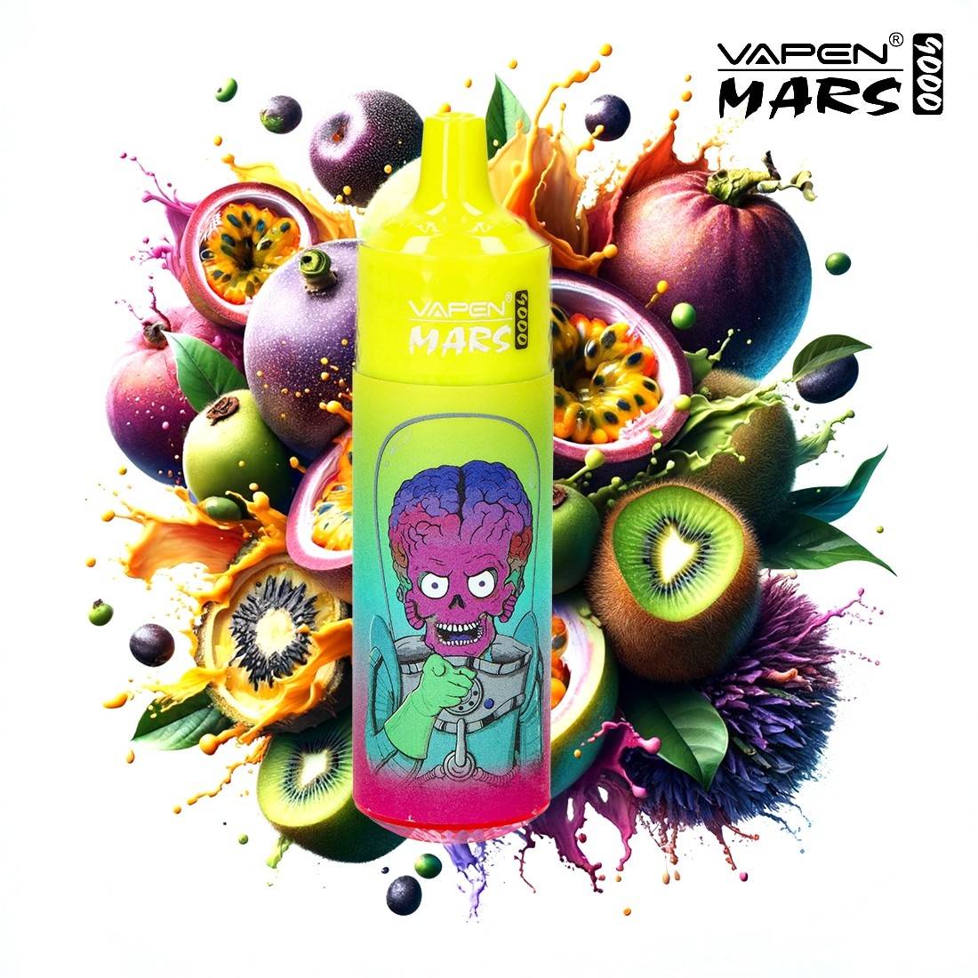 VAPEN Mars 9000 Puffs Kiwi Passion Fruit Guava-(Without Box)