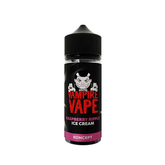 Vampire Vape Desserts Raspberry Ripple Ice Cream 100ml Shortfill E-Liquid