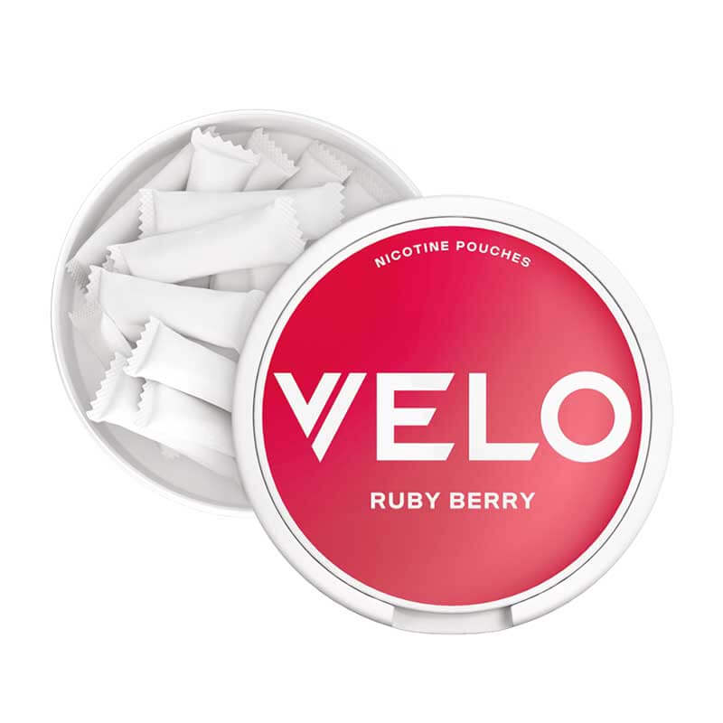 Velo Ruby Berry Slim Nicotine Pouches