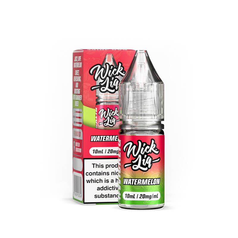 Wick Liq Bar Juice Watermelon 10ml Nic Salts E-Liquid