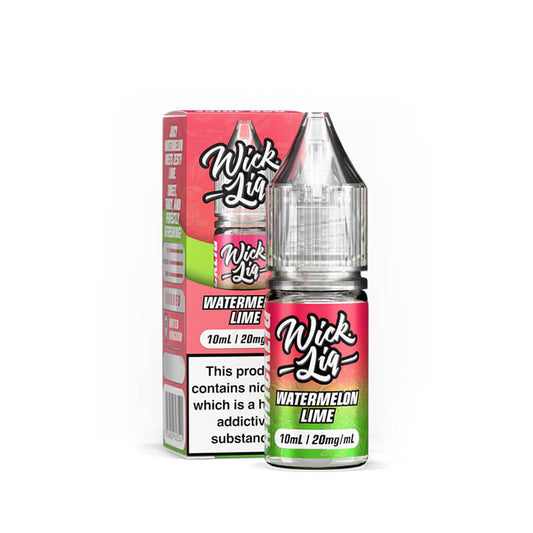 Wick Liq Bar Juice Watermelon Lime 10ml Nic Salts E-Liquid