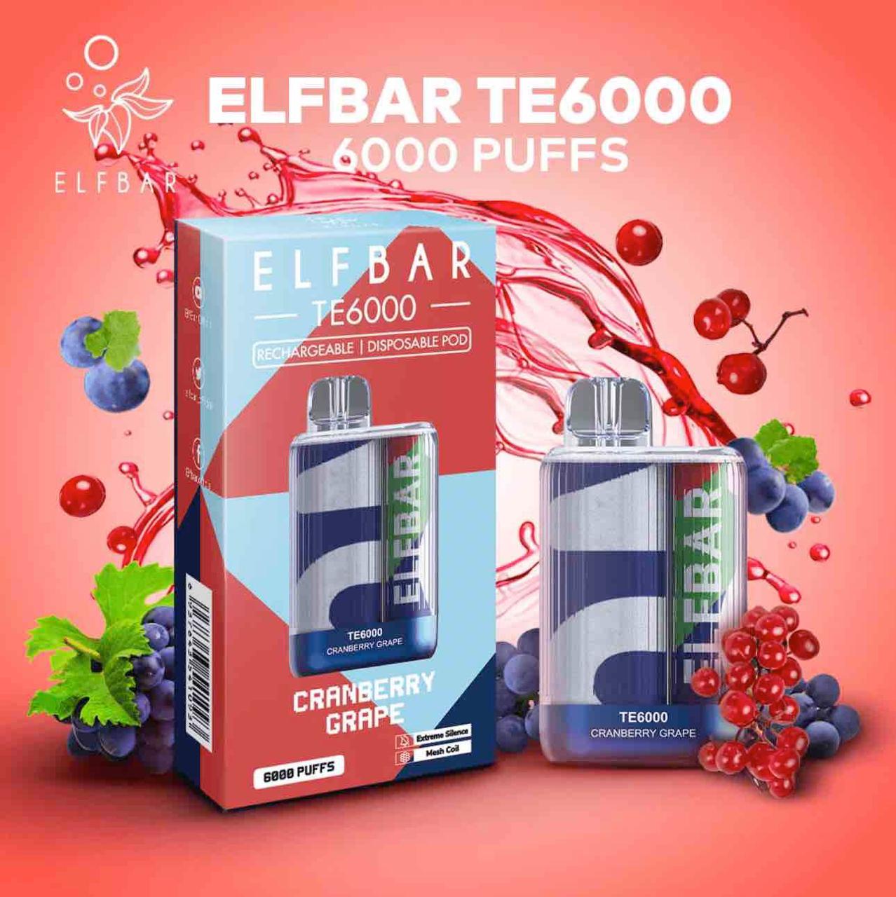 EB Create TE 6000 Rechargeable Vape Device - Nic 5mg